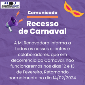 INFORMATIVO CARNAVAL